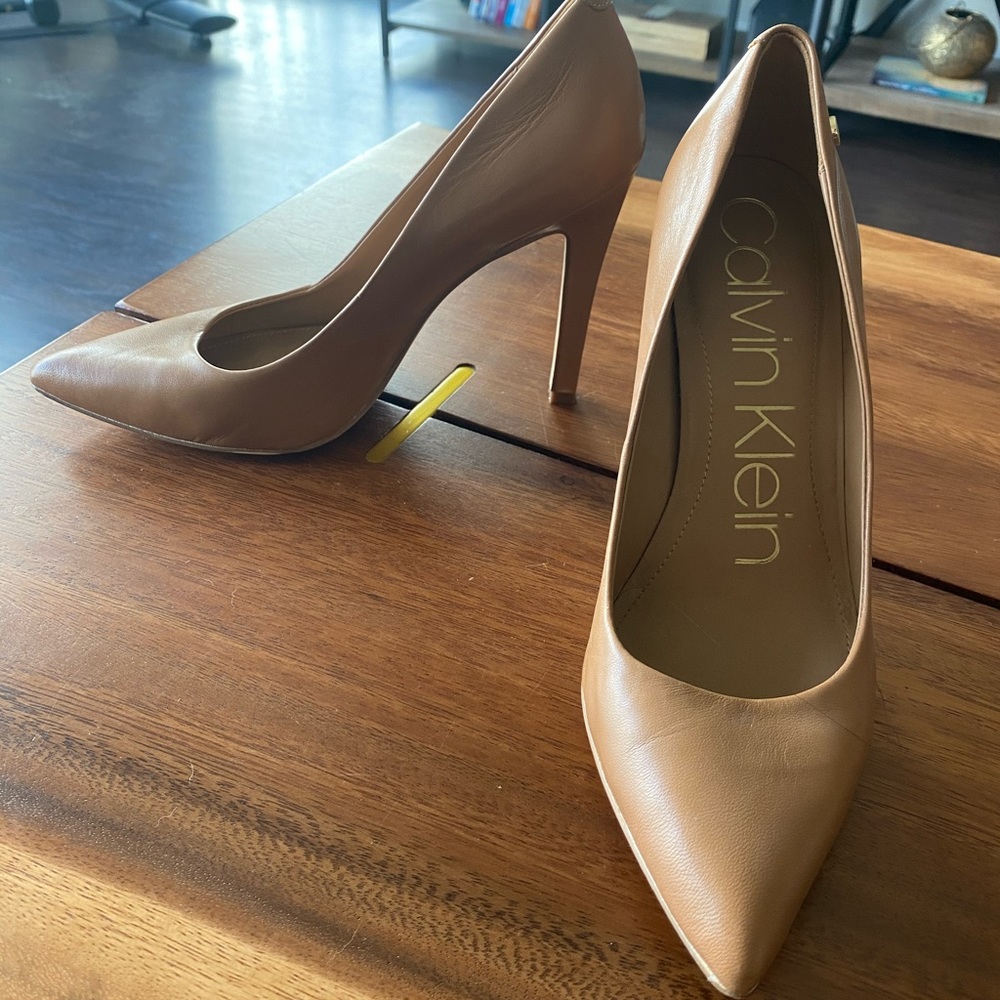 Calvin Klein Nude Heels